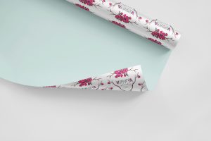 طراحی کاغذ کادوی اختصاصی مزون زنانه وستیتالیا
