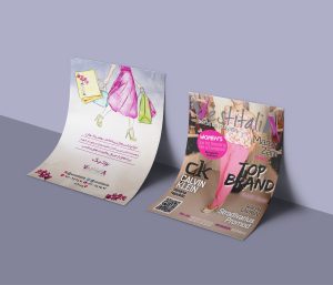 طراحی تراکت مزون زنانه وستیتالیا